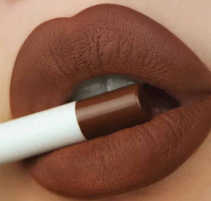 RR Luxury Cosmetics High Pigmented Long Lasting Matte Creamy Lip Liner (Mocha #10)