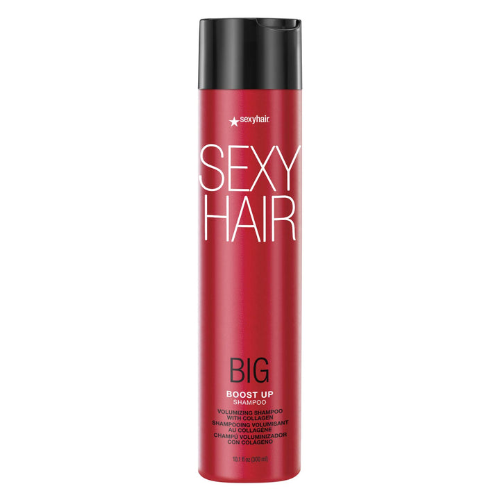 SexyHair Big Boost Up Volumizing Shampoo with Collagen, 10.1 Oz | 20% More Volume | SLS and SLES Sulfate Free | All Hair Types