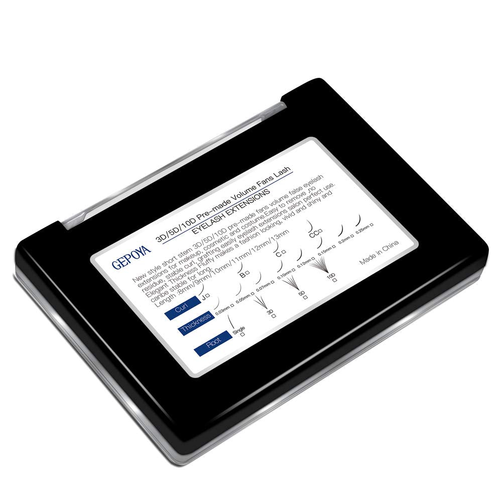 5D Premade Volume eyelash Extensions Individual Cluster Lashes 0.07mm B Curl Mink Lashes(5D) (Mixed(8-13mm)ââ‚¬¦