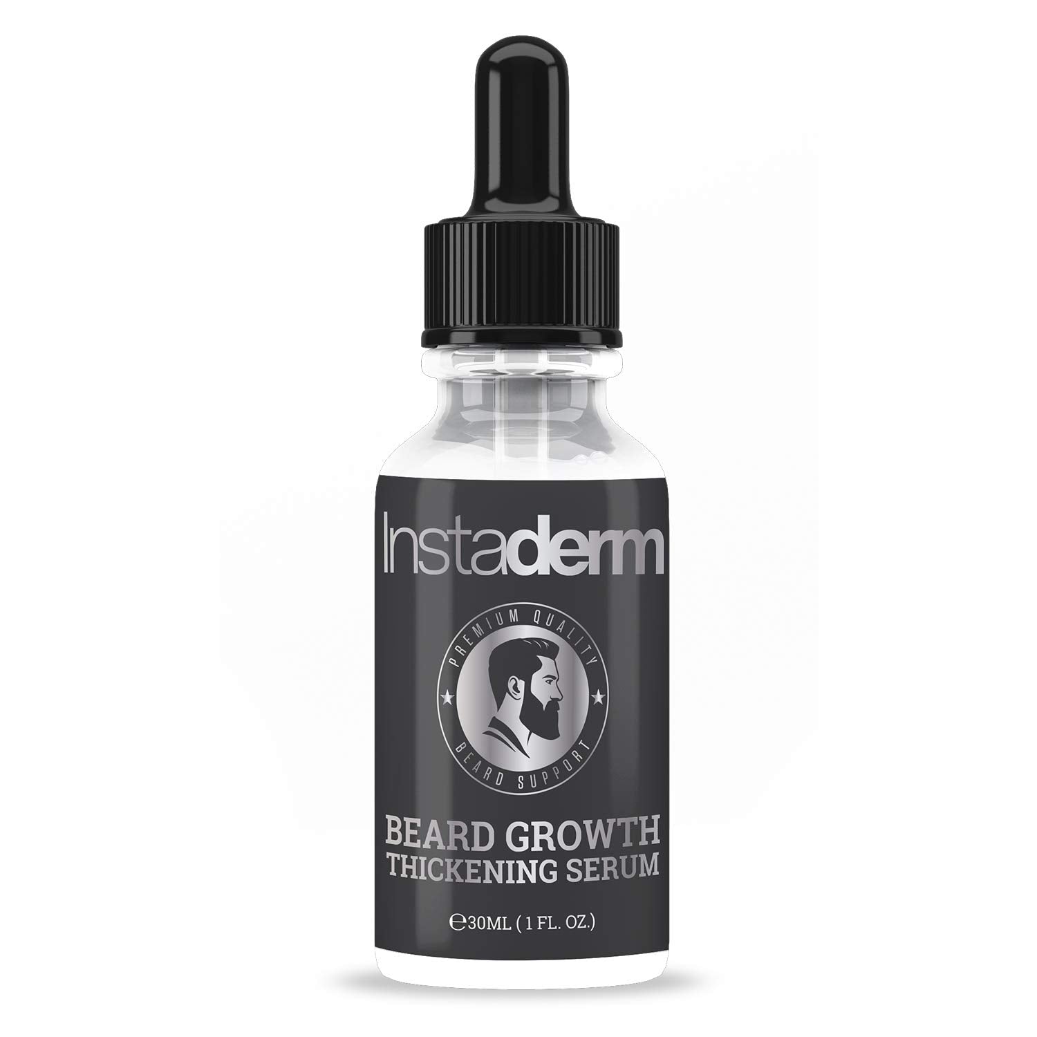 Beard Growth Thickening Serum- Strengthens & Repairs Follicle Growth from The Root. Prevents Flakey Beard Dandruff. Nourishes Beard & Skin for Thicker, Fuller, Longer Healthier Facial Hair.
