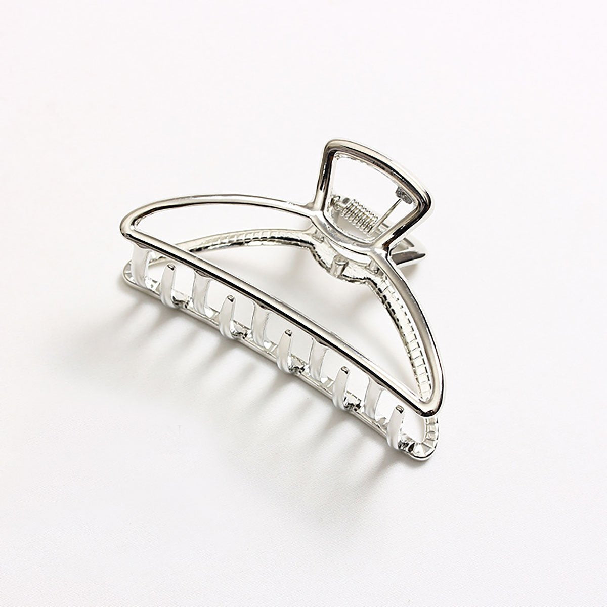 Fodattm Triangle, Silver: Vintage Metal Hair Claw Hair Jaw Clips Hair Clamp Accessories For Girls Women (Triangle, Silver)