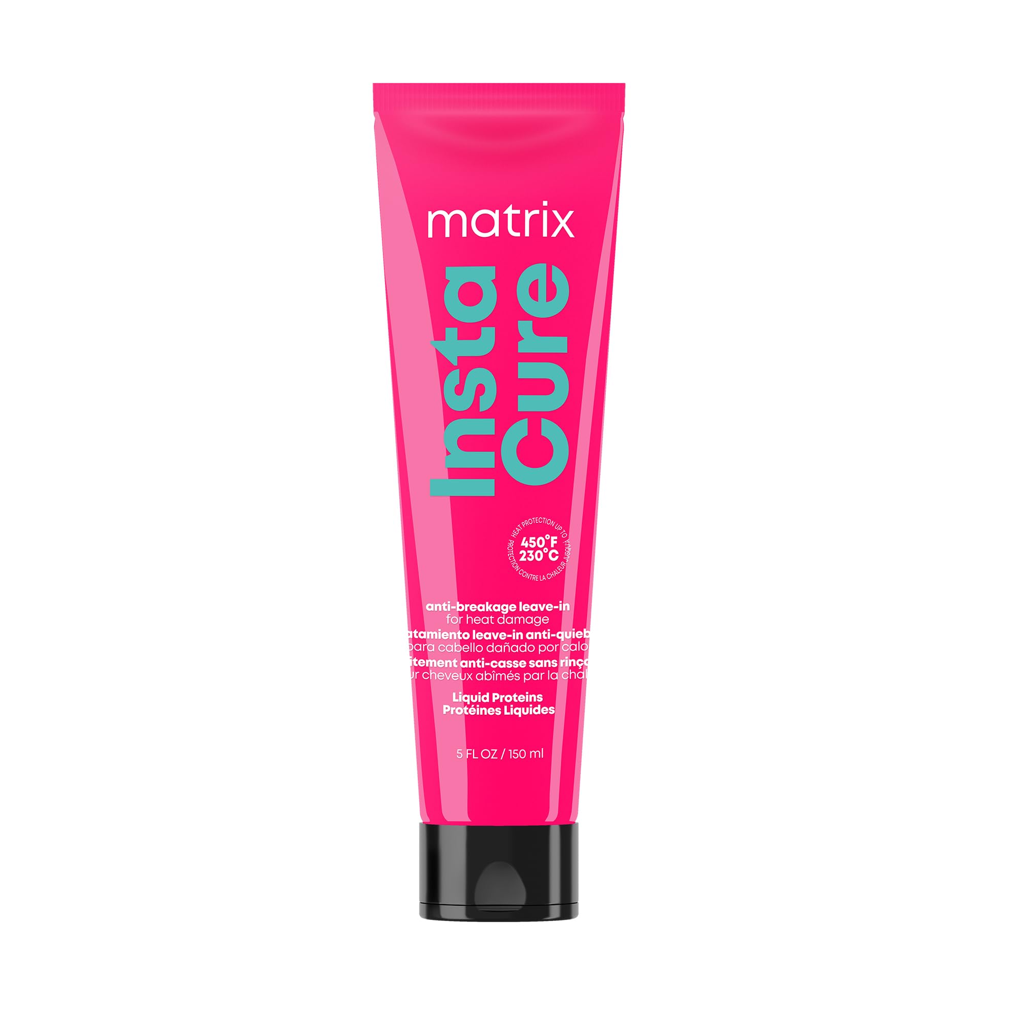 Matrix Instacure Anti-Breakage Leave-In Hair Treatment, Repairs & Strengthens, With Heat Protection, For Damaged Hair, Sulfate-Free & Vegan, 5.1 Oz