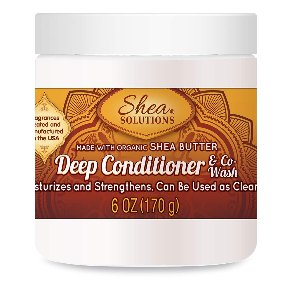 Simply Shea Deep Conditioner & Co-wash with Organic Shea Butter (Paraben-free) 6oz