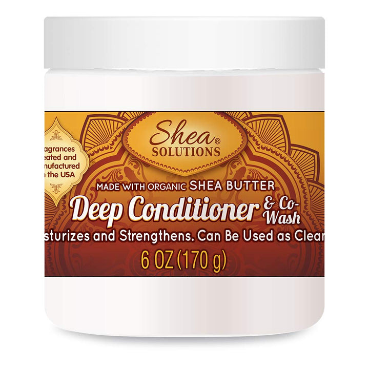Simply Shea Deep Conditioner & Co-wash with Organic Shea Butter (Paraben-free) 6oz