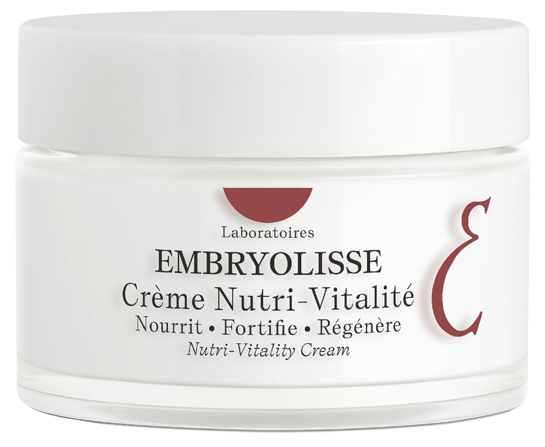Embryolisse Nutri-Vitality Age-Defying Face Cream, Collagen-Supporting Moisturizer for Mature, Sensitive Skin with Red Maple Extract & Macadamia Oil, 1.69 fl oz