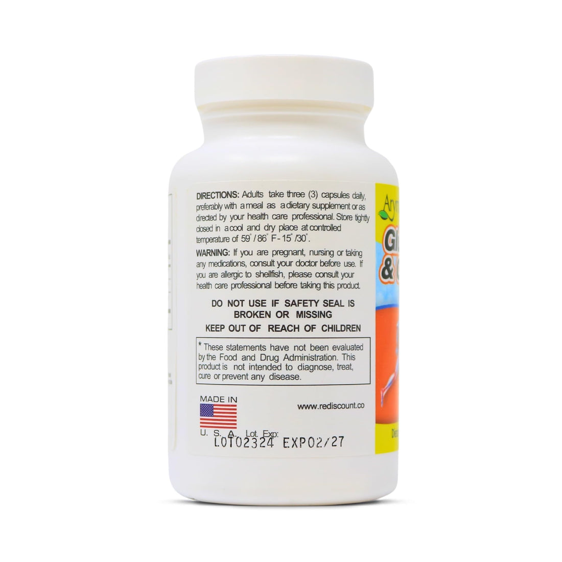 ARYMAR Glucosamine & Chondroitin with Collagen, Supports Joint Health (90 Capsules/Pack of 1)