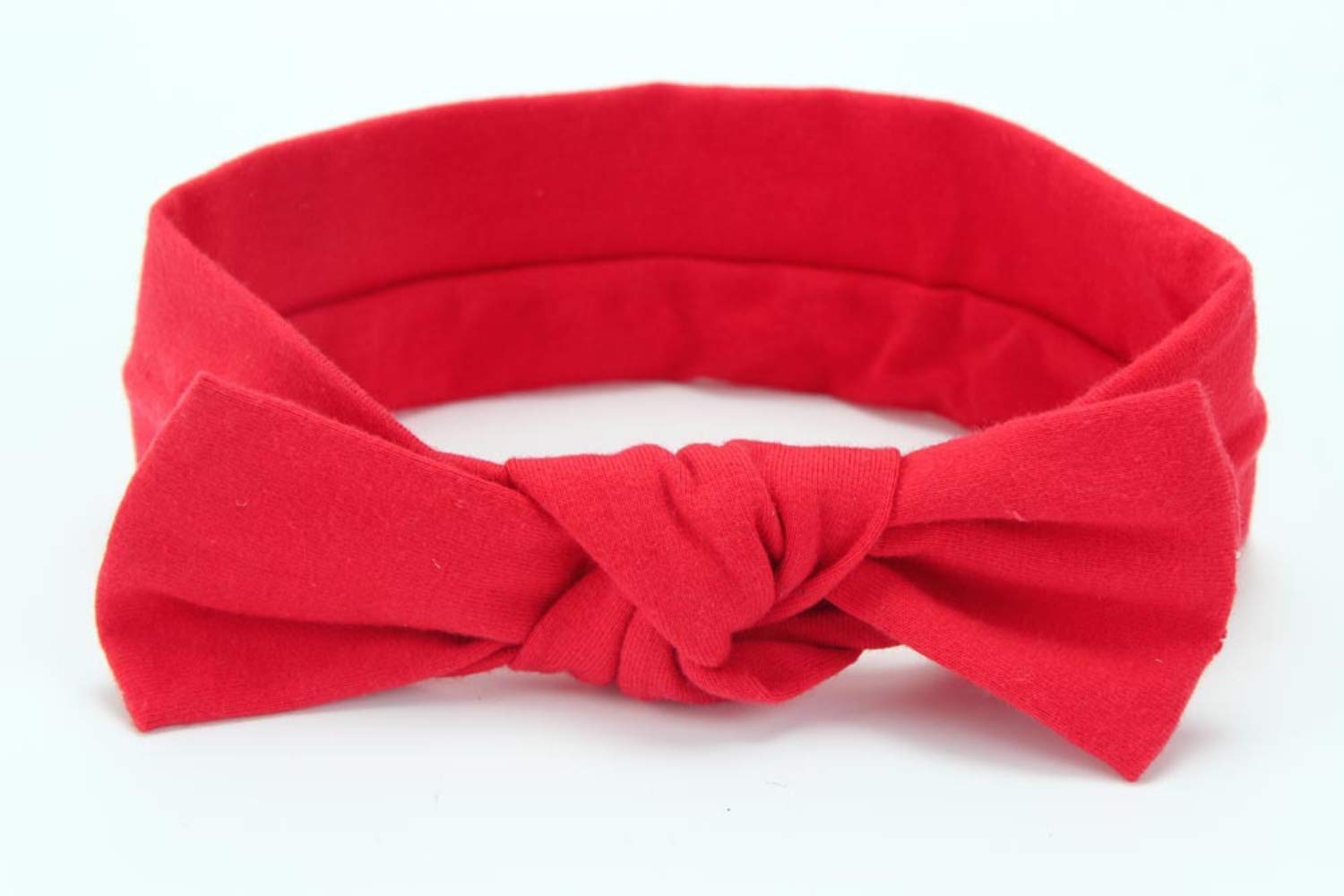 Baby Headbands Cotton Knotted, Girl's Rabbit Ear Hairbands for Newborn,Toddler 8-Pack (Multicoloured, one size)