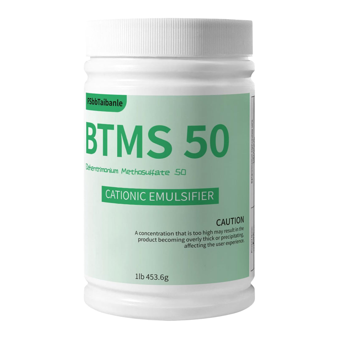 FSbbTaibanle 1 Pound BTMS 50 Conditioning Emulsifier granules, 100% derived from plant-based,Ideal for Leave-in Conditioner, Lotions, Shampoos and More