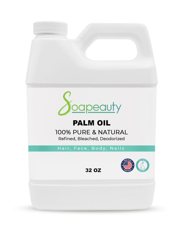 Soapeauty Palm Oil RBD Cold Pressed 100% Pure & Natural 32 fl oz