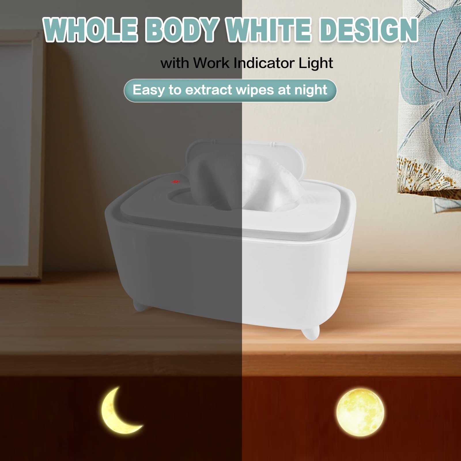 Wipe Warmer and Baby Wet Wipes Dispenser | Baby Wipes Warmer for Babies