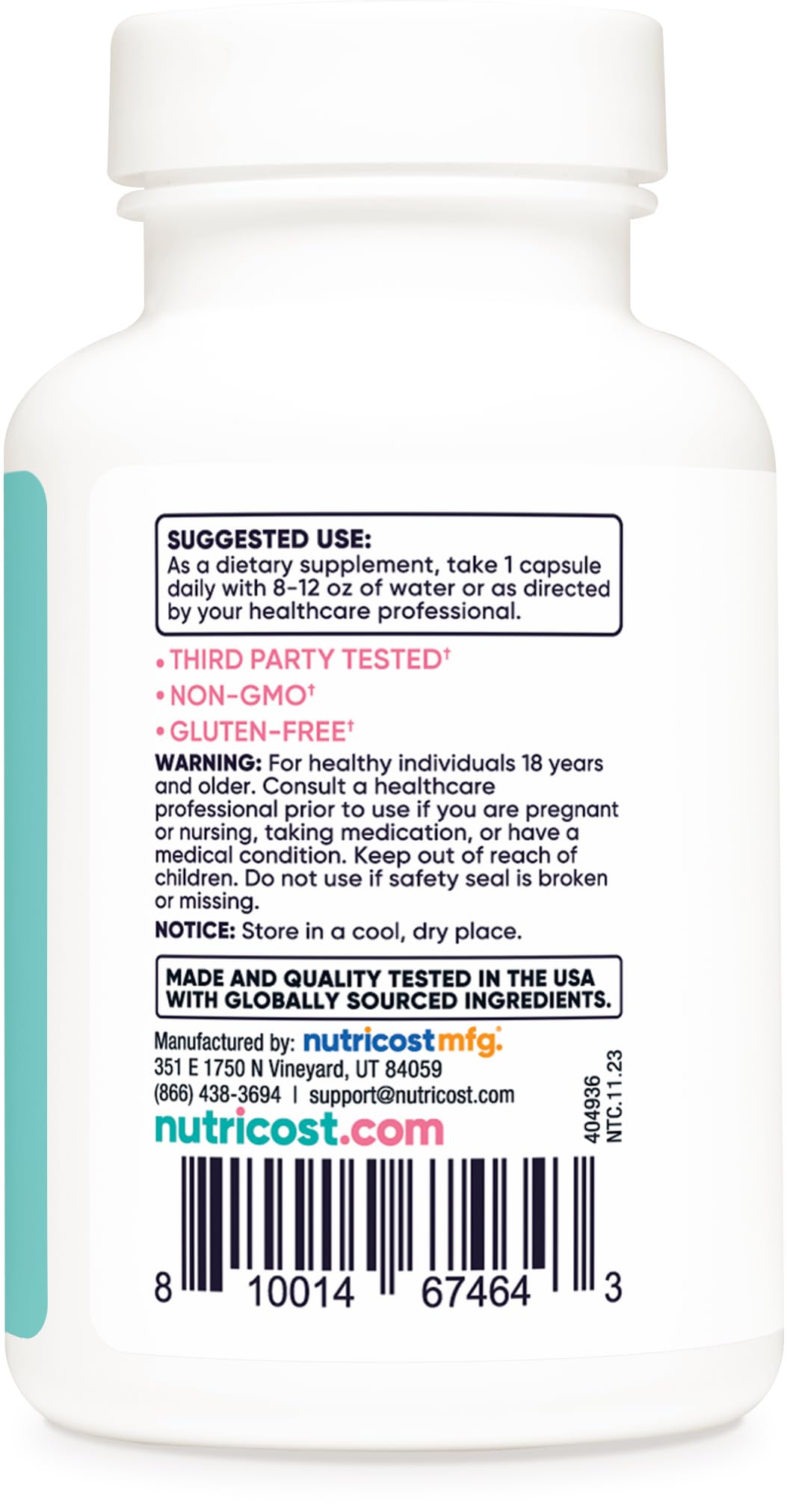 Nutricost Biotin for Women 10,000mcg 120 Capsules - with Folate & Collagen, Gluten Free & Non-GMO