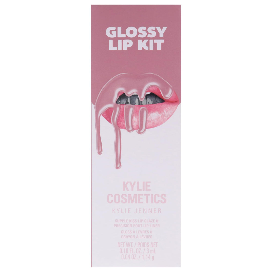 Kylie Cosmetics Supple Kiss Precision Lip Kit - 808 for Women - 2 Pc 0.10oz Supple Kiss Lip Glaze, 0.04oz Precision Pout Lip Liner