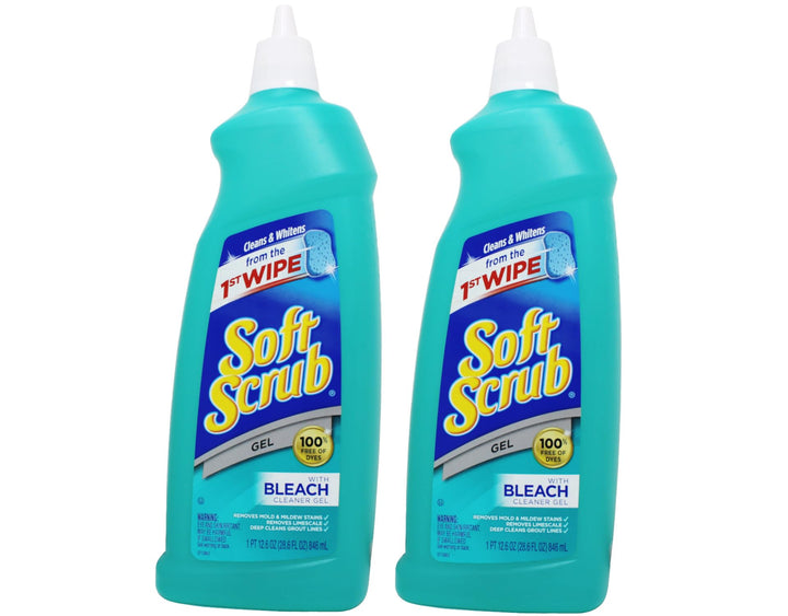 Soft Scrub Soft Scrub Gel Cleanser with Bleach -12.6 Fl Oz (Pack of 2)