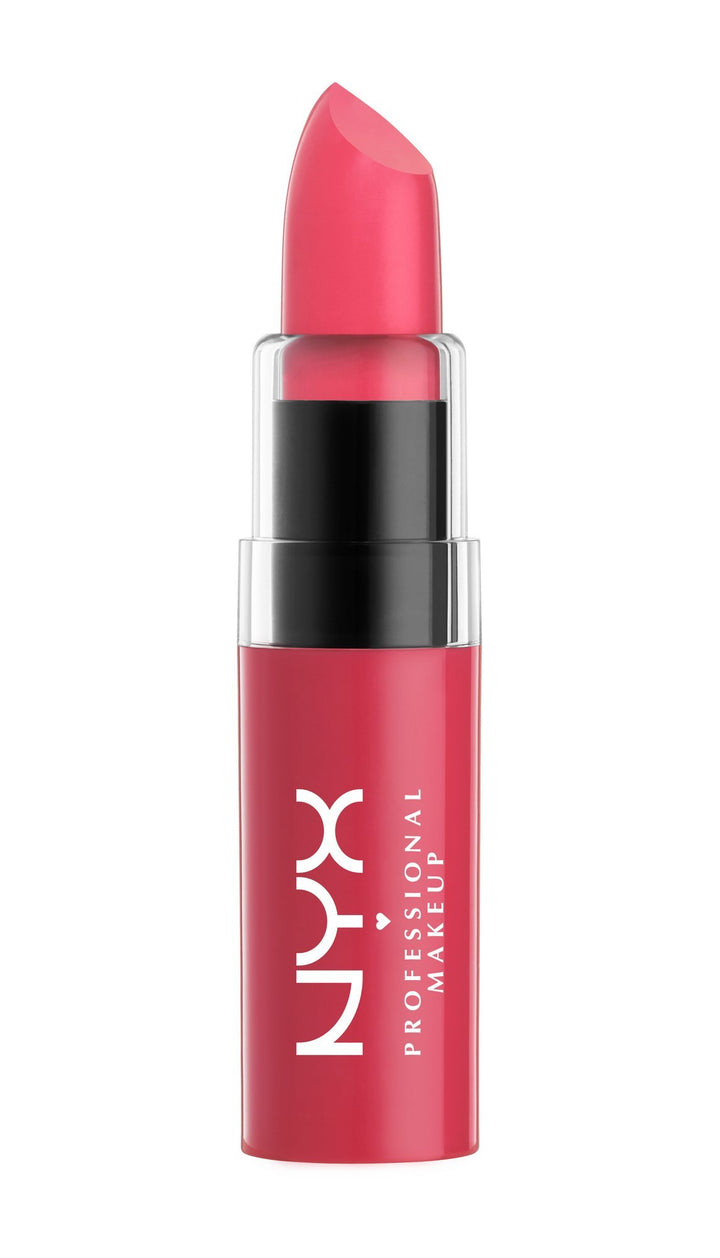 NYX Nyx cometics butter lipstick bls02 sweet tart - deep pink with blue undertone net wt. 0.16 Ounce (bls02 sweet tart)