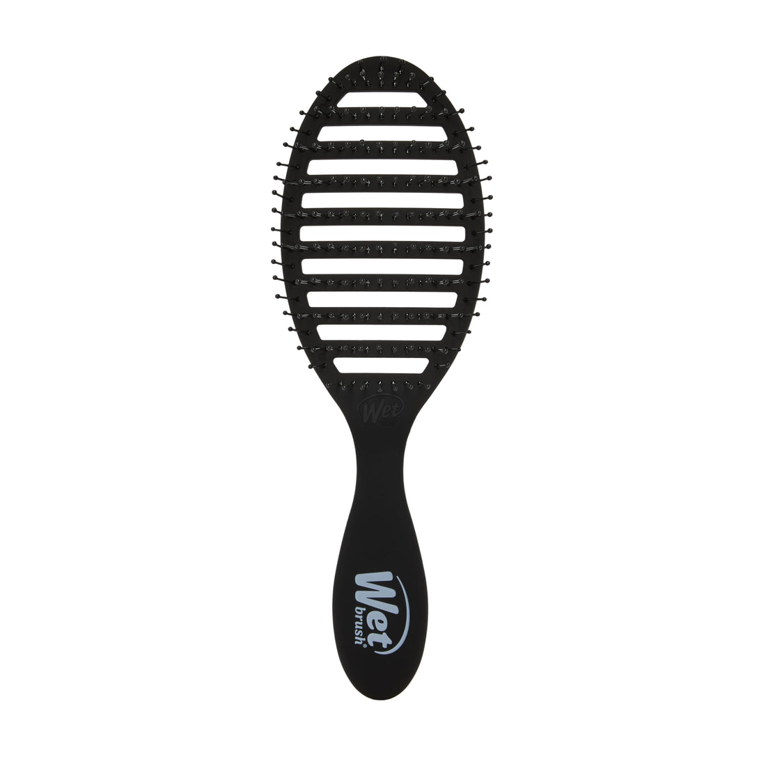 Wet Brush Speed Dry Hair Brush, Black Frost - Vented Design & Soft HeatFlex Bristles Are Blow Dry Safe - Ergonomic Handle Manages Tangles - Pain-Free Hair Accessories
