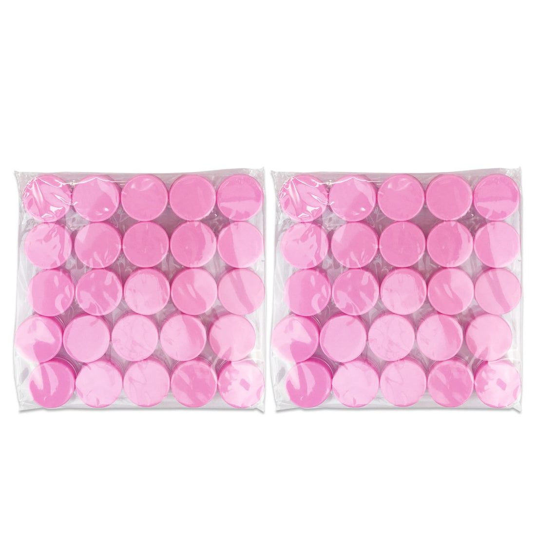 Beauticom® 3G/3ML High Quality Round Clear Jars with Pink Lids for Acrylic Powder, Rhinestones, Charms and Other Nail Accessories - BPA Free (Quantity: 100 Pieces)