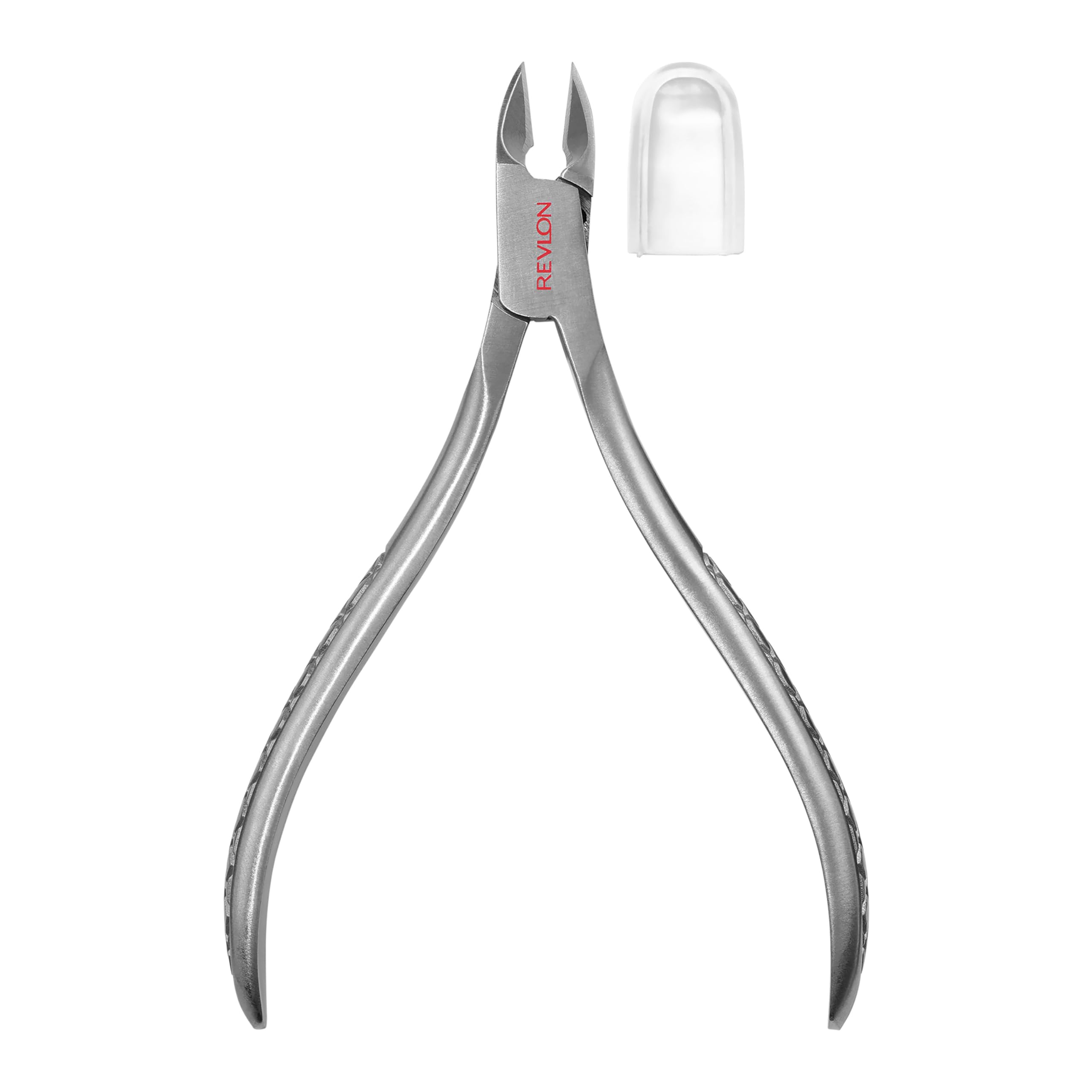 Revlon Full Jaw Cuticle Nipper, Manicure Tool for Nail Care, Made with Stainless Steel, High Precision Blade, Easy to Squeeze Spring, 1 Count