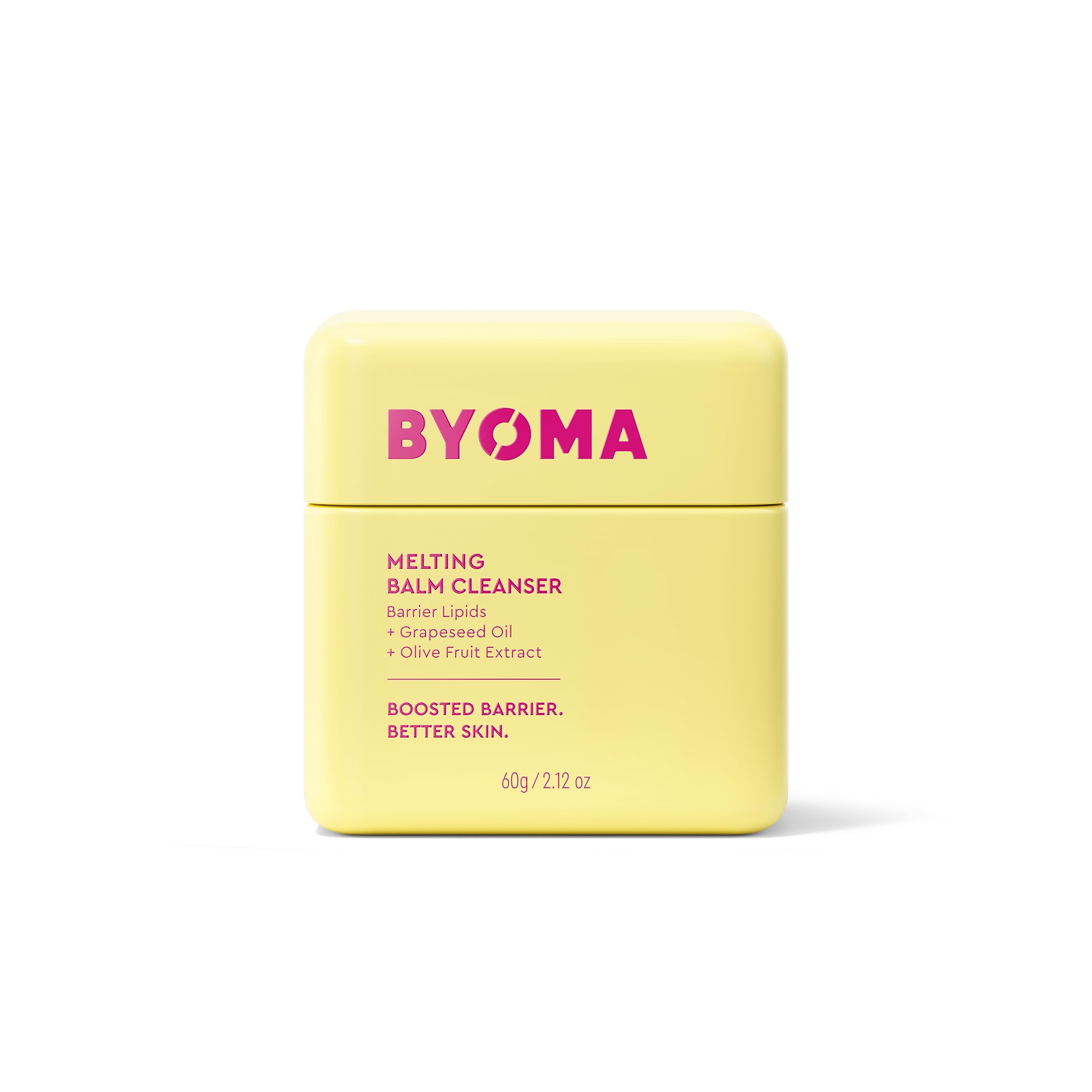 BYOMA Melting Balm Facial Cleanser - Buttery Soft Cleansing Balm for Skin Barrier Repair - Tri-Ceramide Face Wash for Sensitive Skin & All Skin Types - Deeply Hydrated Skin, No Oily Residue - 2.12 oz