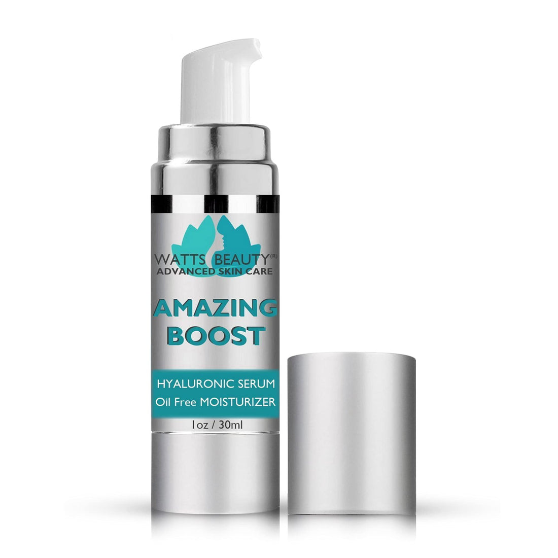 Watts Beauty Amazing Boost Hyaluronic Serum for Volumes of Moisture to Give Your Skin a Voluminous Boost While Taking Your Skin Care Routine to the Next Level - Smoothing Face Moisturizer (1oz)