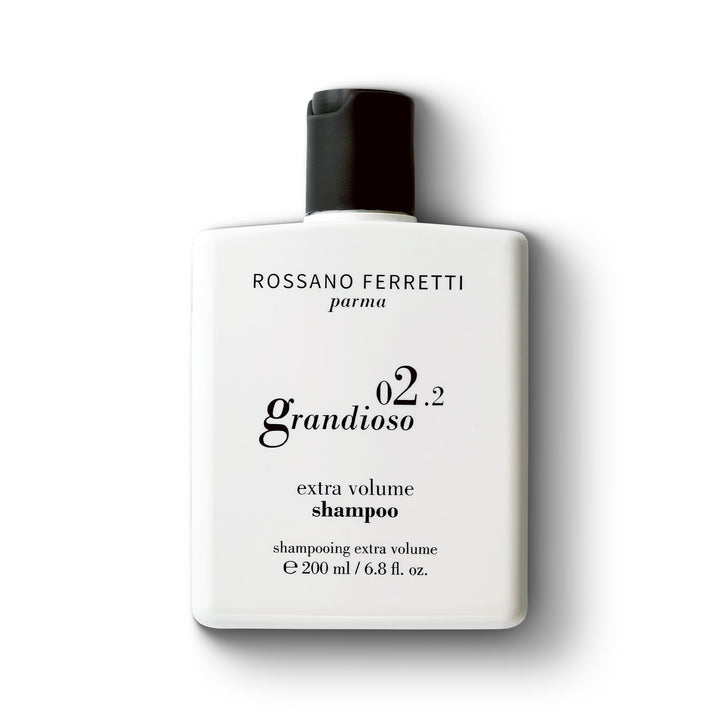 Rossano Ferretti Grandioso Extra Volume Shampoo with Root-Lifting Creatine for Body, Fullness and Weightless Shine | Sulfate Free, Luxury | 6.8 Fl Oz