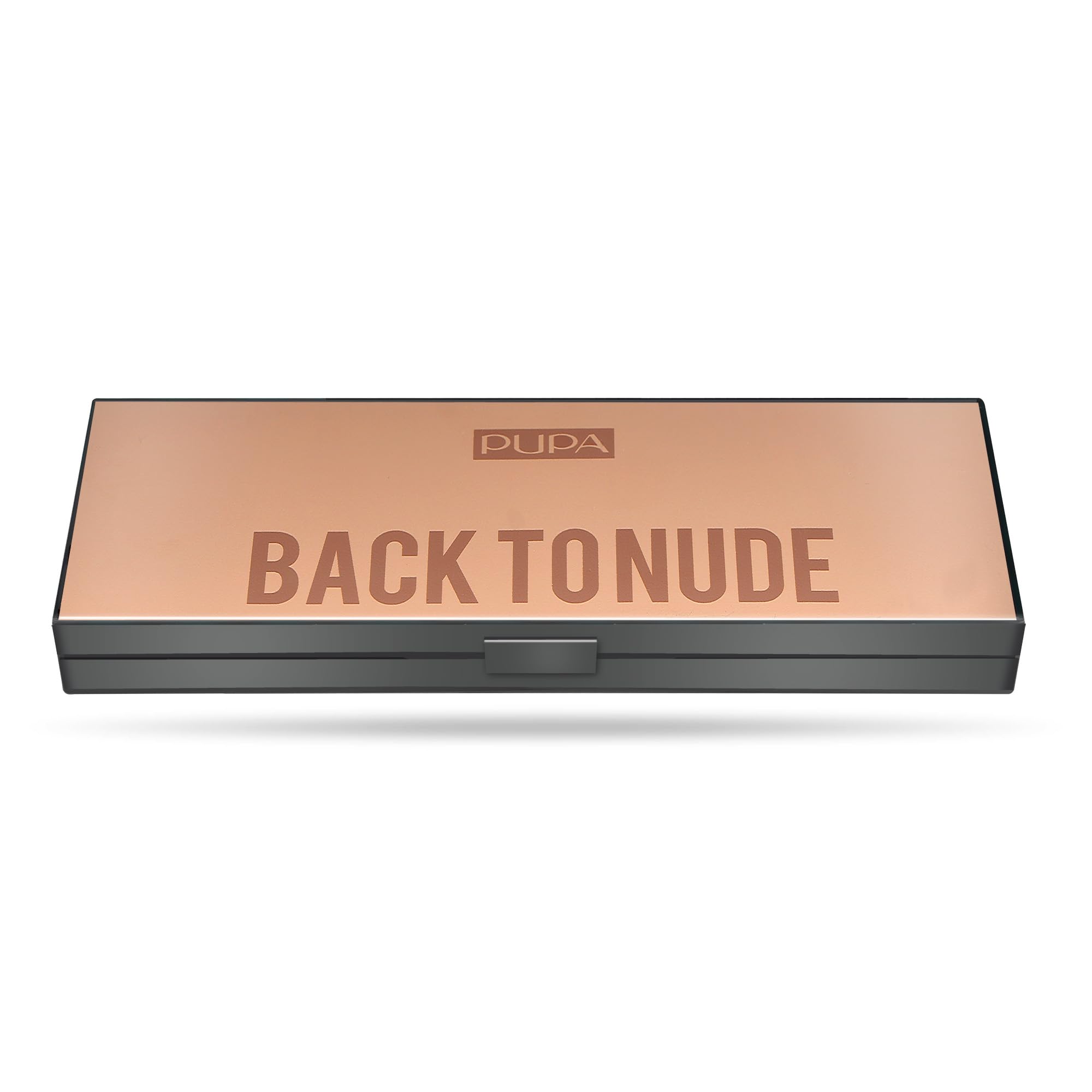 PUPA Milano Make Up Stories Compact Palette - Maximum Coverage - Pigmented 7-Pan Eyeshadow Palette - Filled With Mattes, Satins And Metallics - Creates Countless Looks - 001 Back To Nude - 0.469 Oz