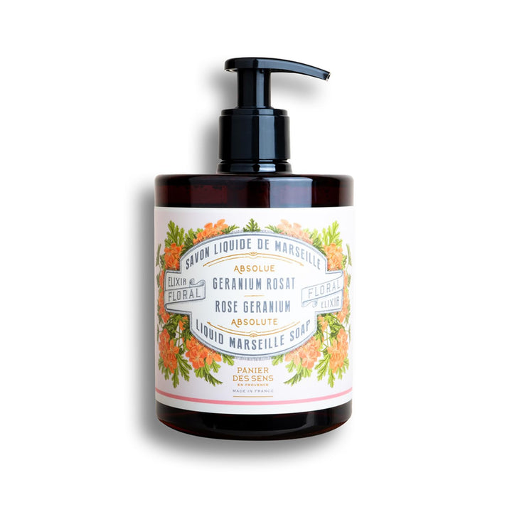 Rose Geranium, 16.9 Ounce: Panier Des Sens Liquid Marseille Soap, Rose Geranium, 16.9 Ounce