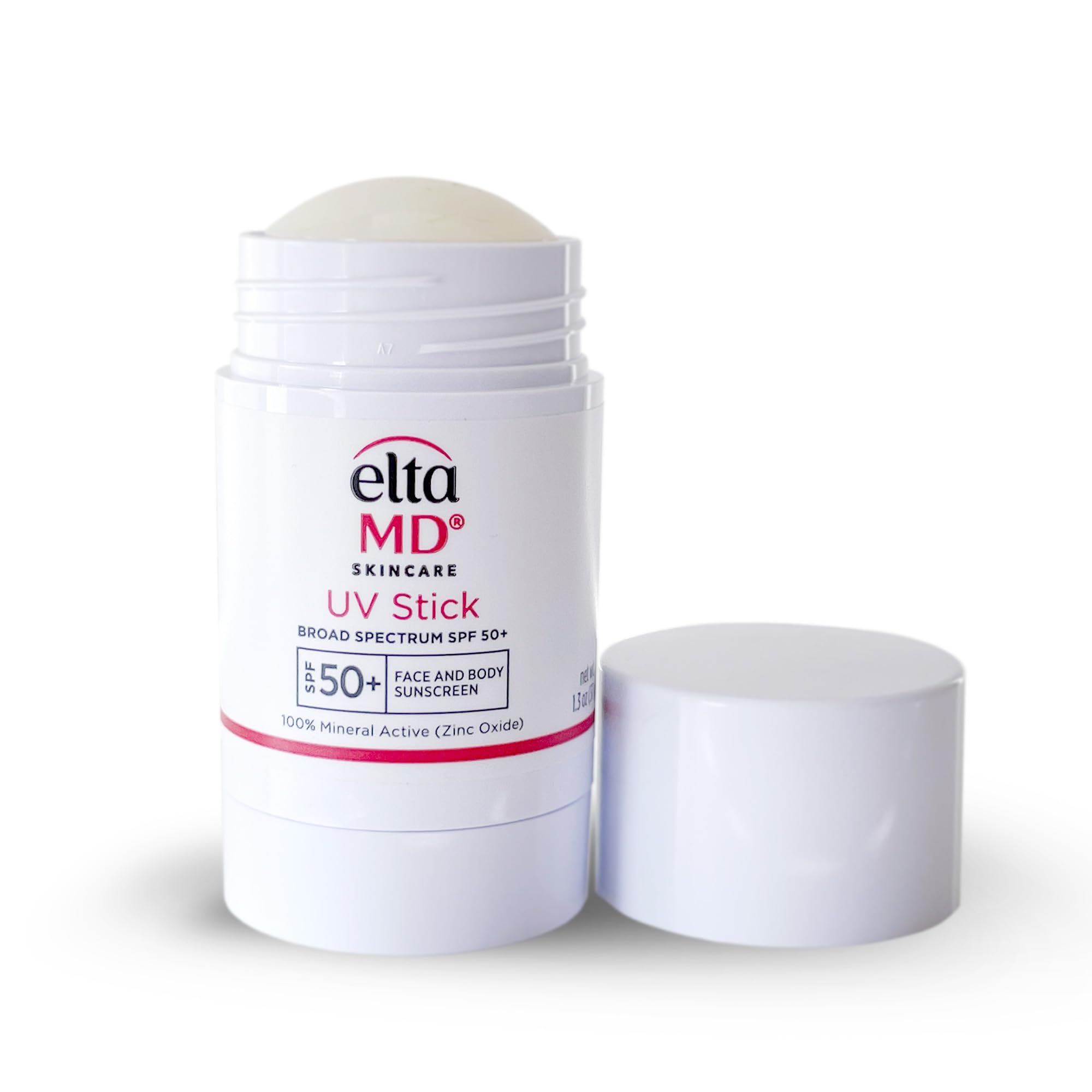 EltaMD UV Stick Sunscreen for Face and Body, Mineral SPF 50+ Face Stick Sunscreen with Zinc Oxide For Kids and Adults, Sensitive Skin, 1.3 oz