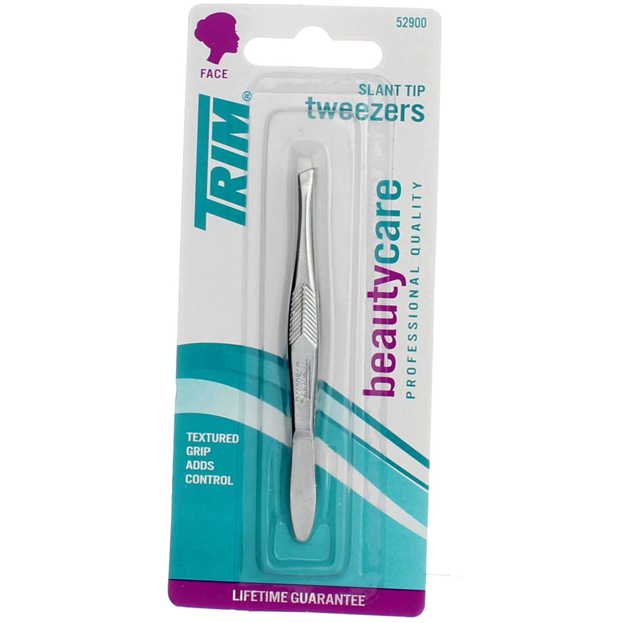 Trim Tweezers With Slant Tip Eye Care Implements (Pack of 2)