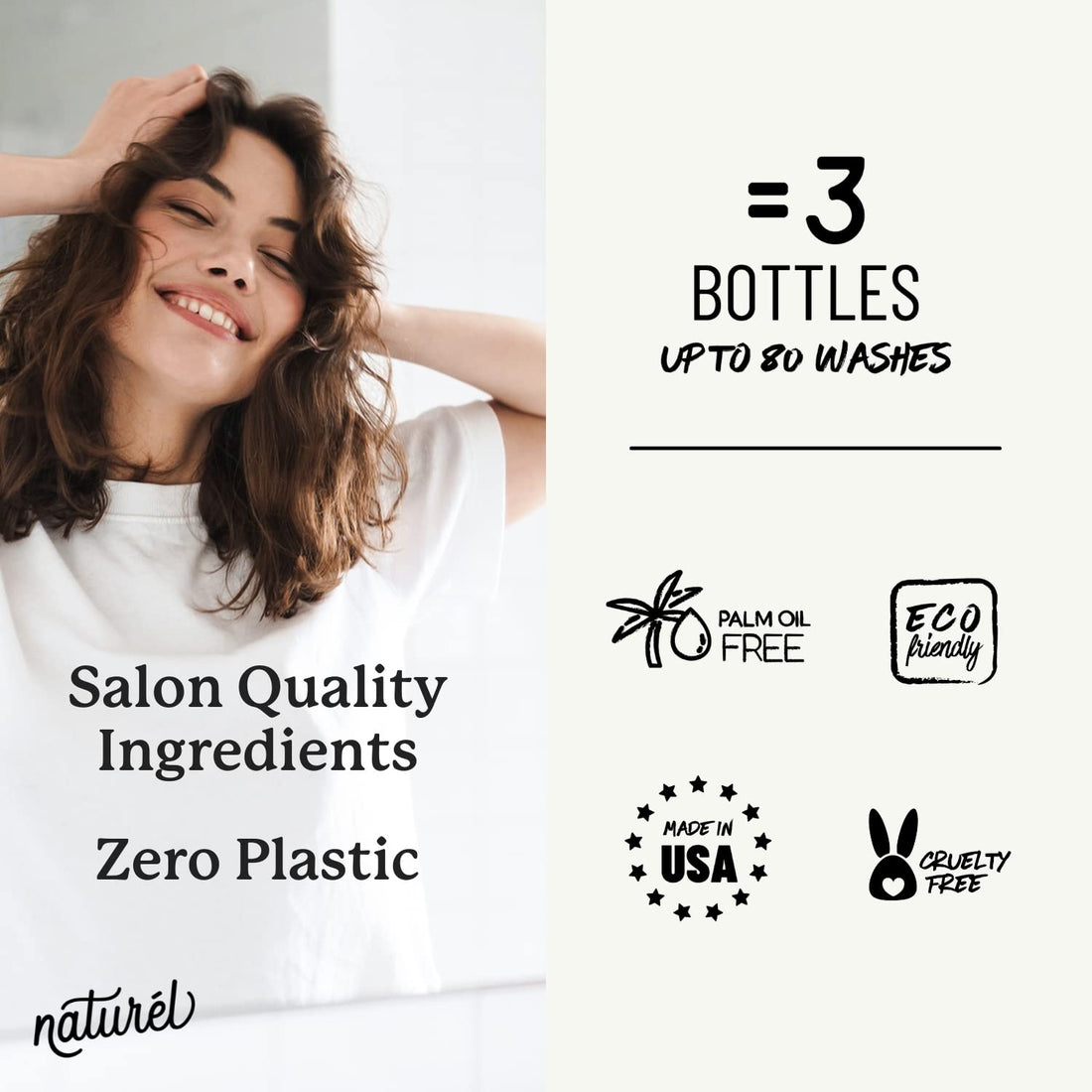 Naturel Purple Toning Shampoo Bar, Blonde or Grey Hair Toning Shampoo Bar with Biotin and Almond Oil, Vegan, Zero Waste, Cruelty Free, Made in USA