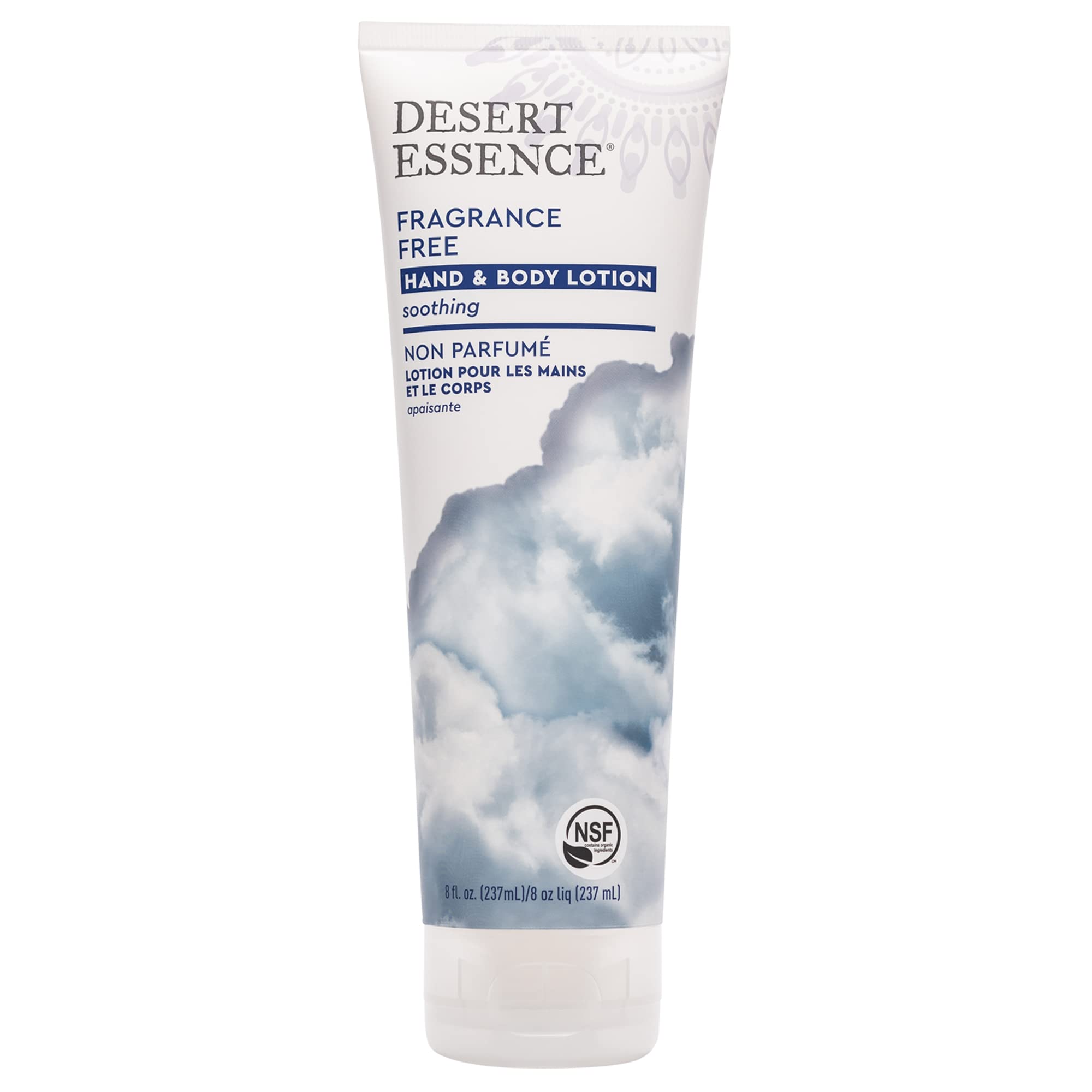 Desert Essence Hand And Body Lotion Fragrance Free 8 Ounces