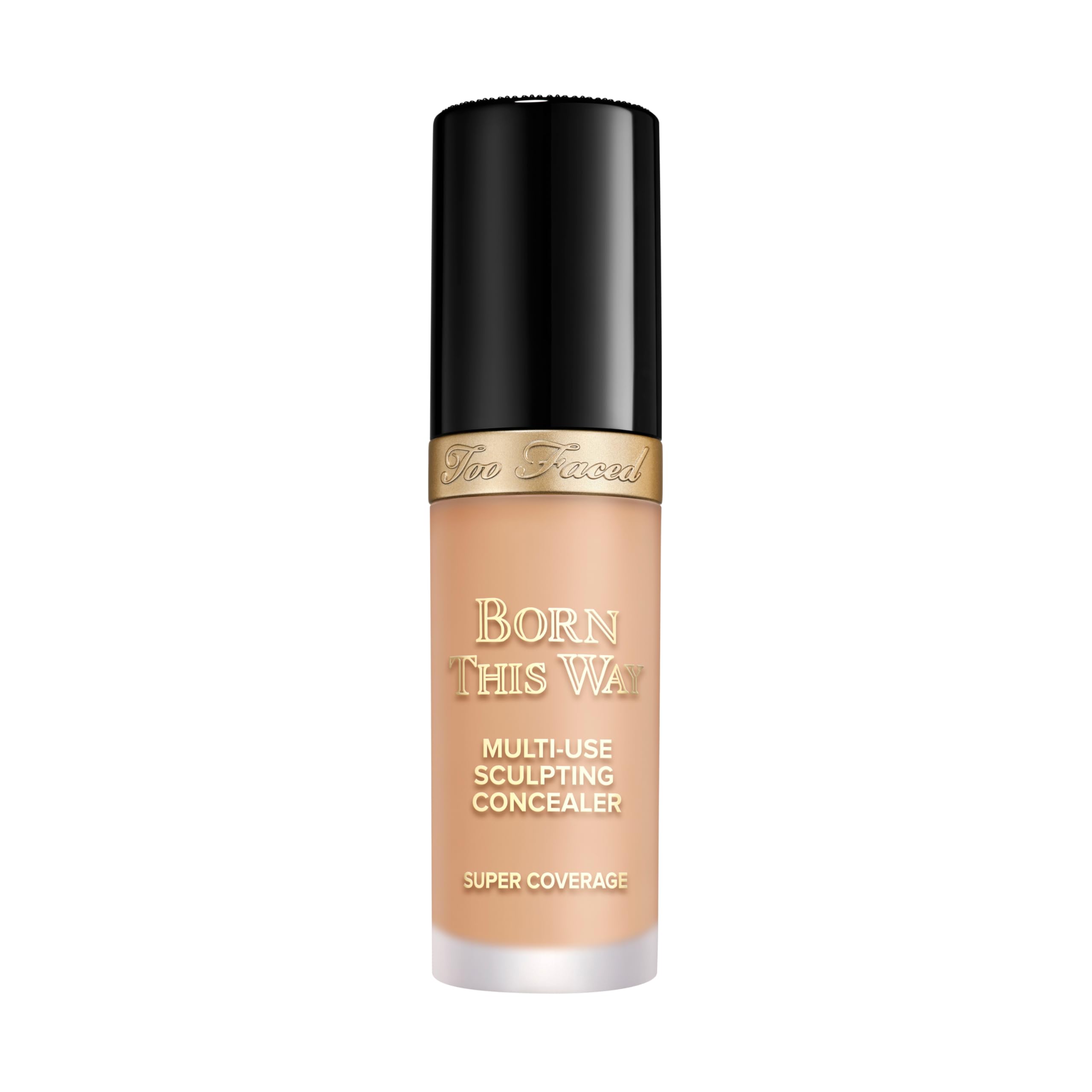Too Faced Born This Way Super Coverage Multi-Use Concealer | Full Coverage, Oil Free, Long Lasting + Hydrating, 0.45 Fl Oz Light Beige