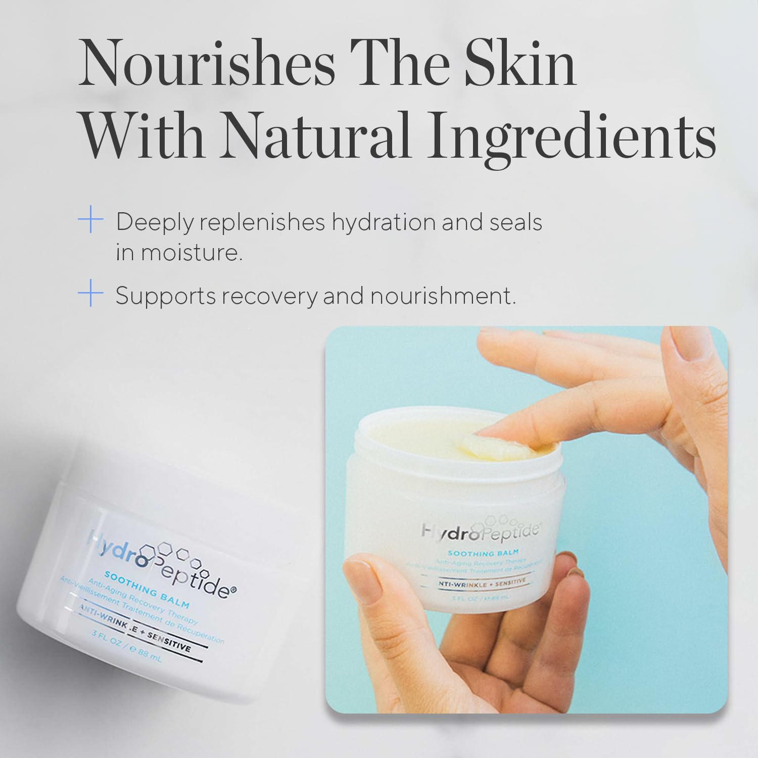 HydroPeptide Anti-Aging Recovery Therapy Soothing Balm, 3 fl. oz.