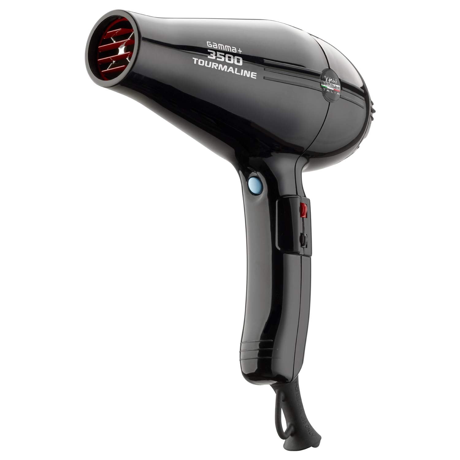GAMMA+ 3500 Tourmaline Ionic Hair Dryer, Black