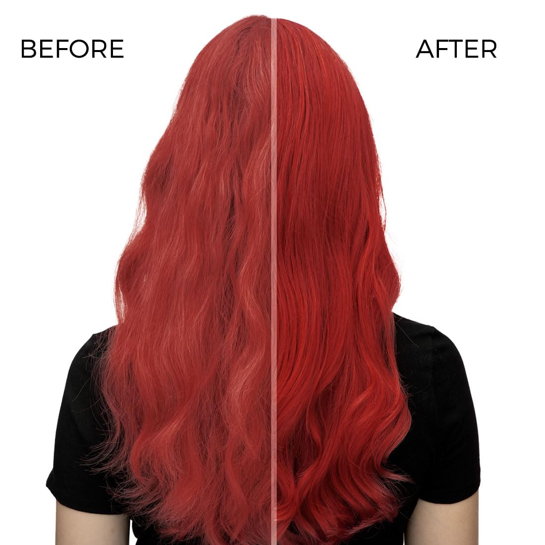 SOVONCARE Red Semi-Permanent Hair Dye Depositing Conditioner for Colored Hair, 5.28 OZ - Color Results in 10 Minutes, Cruelty-Free Haircare