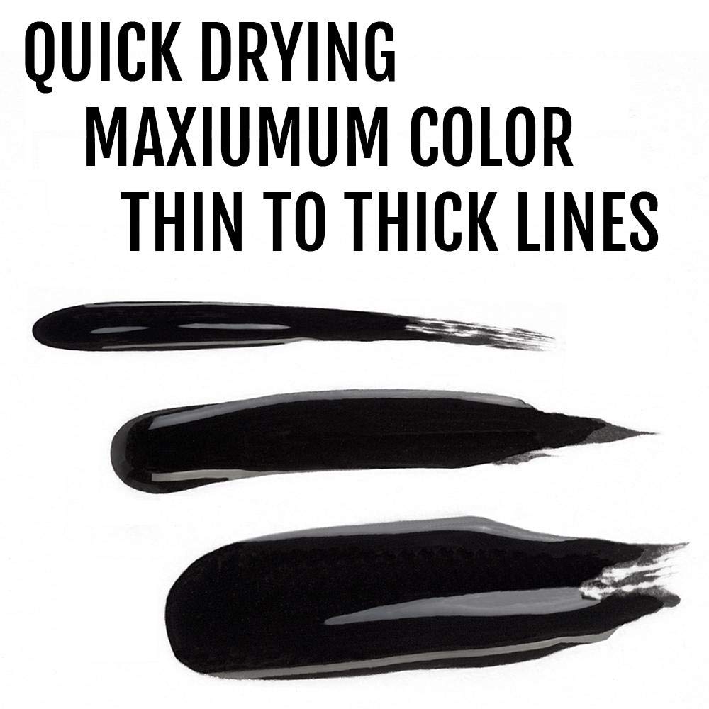 Best Organic 100% Natural Vegan & Gluten Free Liquid Eyeliner, Made in USA by BaeBlu