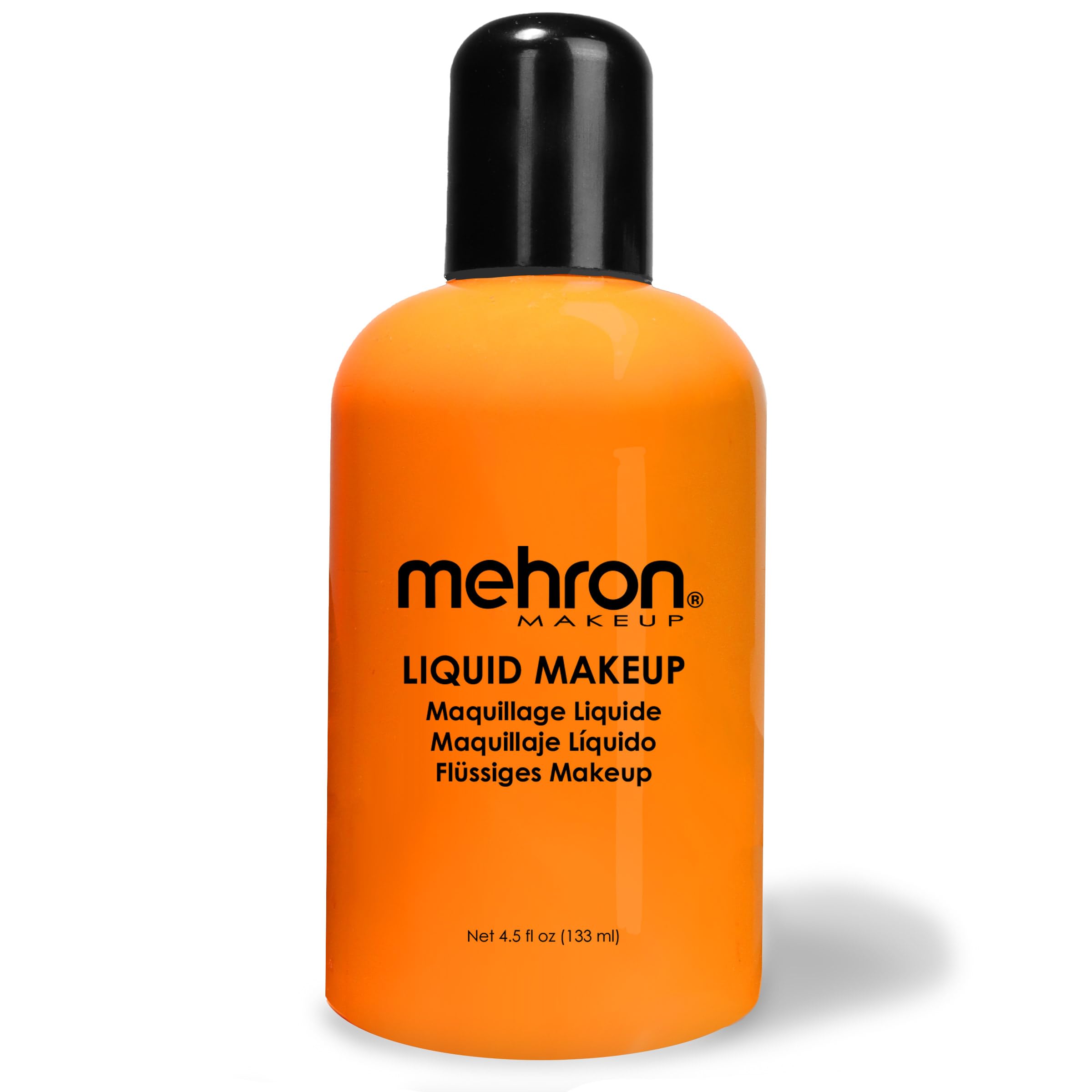 Mehron Makeup Liquid Face and Body Paint (4.5 oz) (Orange)