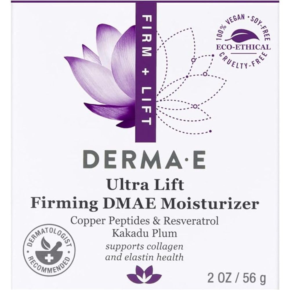 DERMA-E Firm + lift , DMAE Moisturizer Alpha Lipoic Acid & C-Ester, 2oz