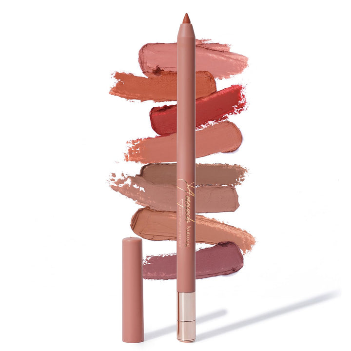 YES.EYE DO Lip Liner Brown, Retractable Sharpening Matte Lip Liner Dark Brown, Long Lasting Creamy Soft Lipstick Pen for Lip Contour, Waterproof, High Pigmented, Nutmeg