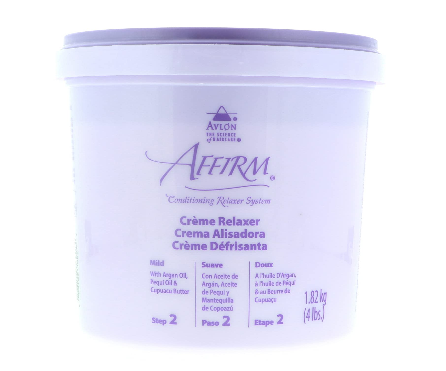 Avlon Affirm Creme Relaxer - 4 lb - Control : Mild (Time Release Sodium Hydroxide)