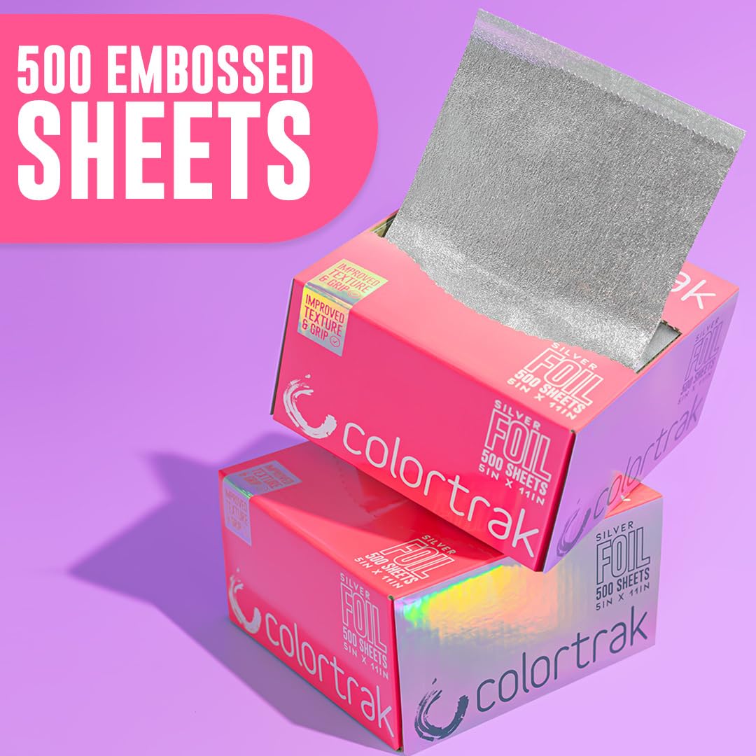 color trak Pop-Up Sheets, Silver, 500 Count