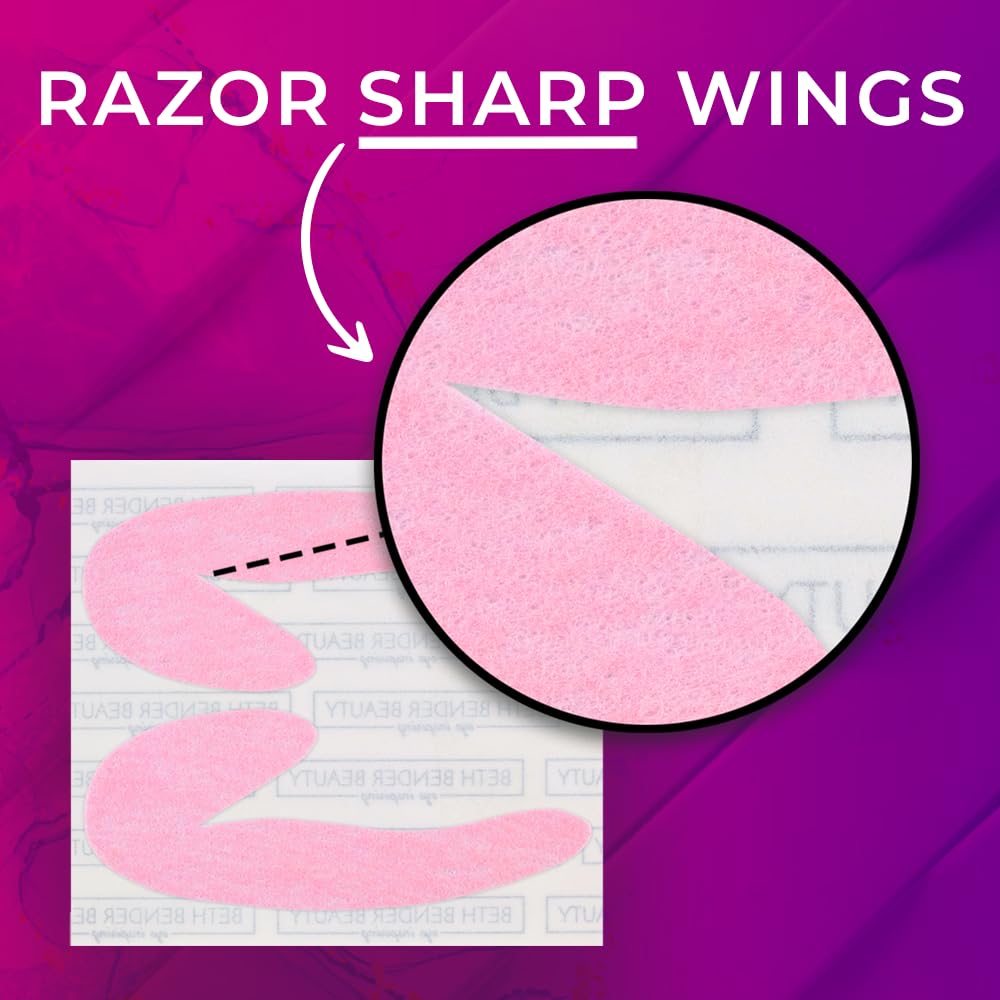 Eyeliner Stencils | Cat Eyeliner Stencil | Perfect Winged Tip Look | Created by Celebrity Makeup Artist | Reusable, Easy to Clean & Flexible | Made in USA | Cruelty Free & Vegan | Starter - 1 pk