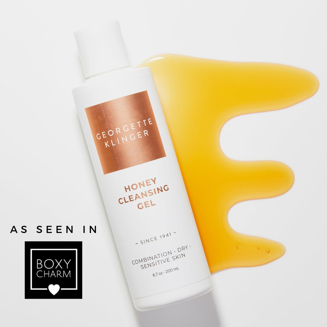 Honey Facial Cleansing Gel by Georgette Klinger - Radiance-Boosting Face Wash with Honey, Marula Oil, Chamomile for Normal, Dry, and Sensitive Skin