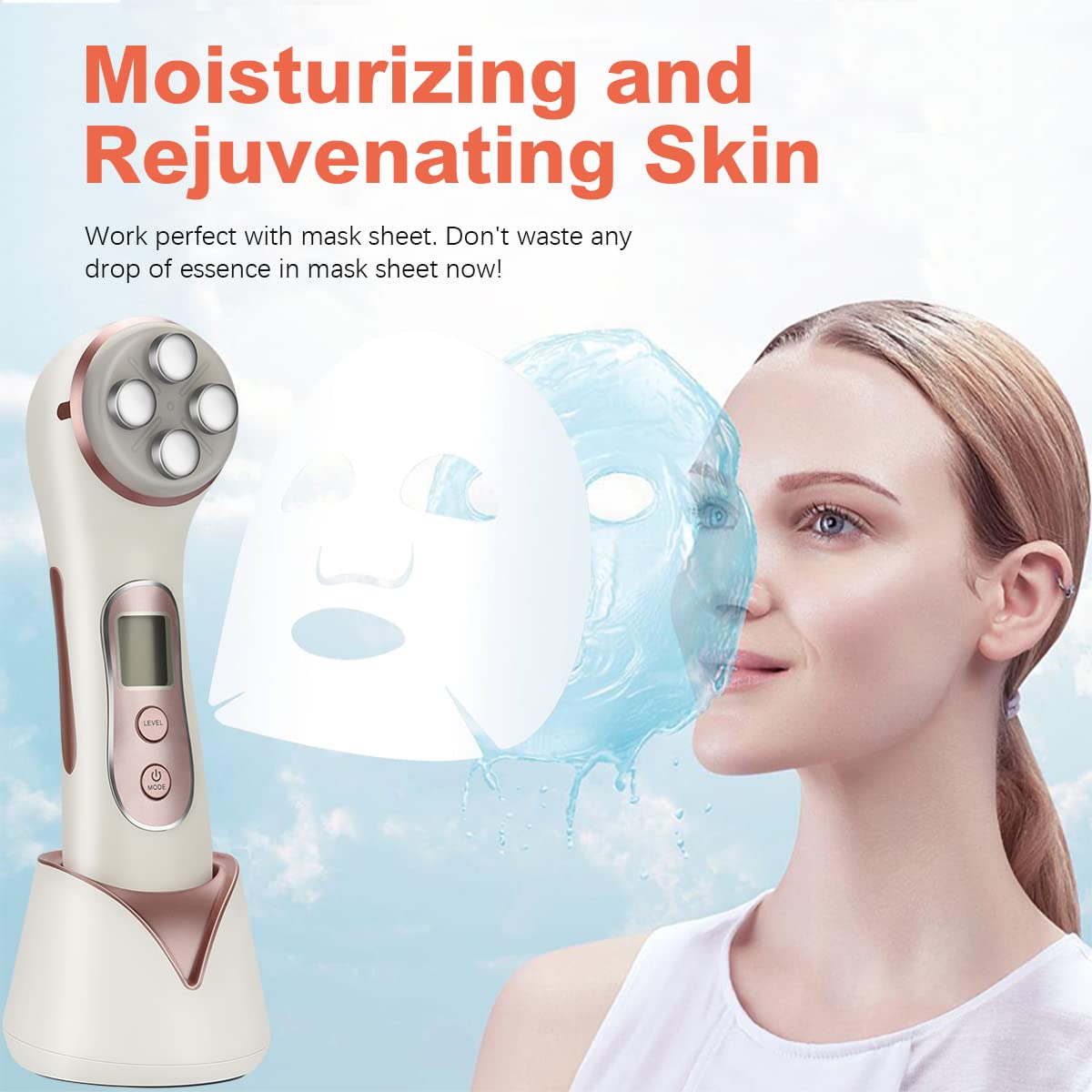 Daily Skin Care Massager Moisturizing Skin Anti-aging Reducing Wrinkles Firming Face Relieving Stress for Face and Neck