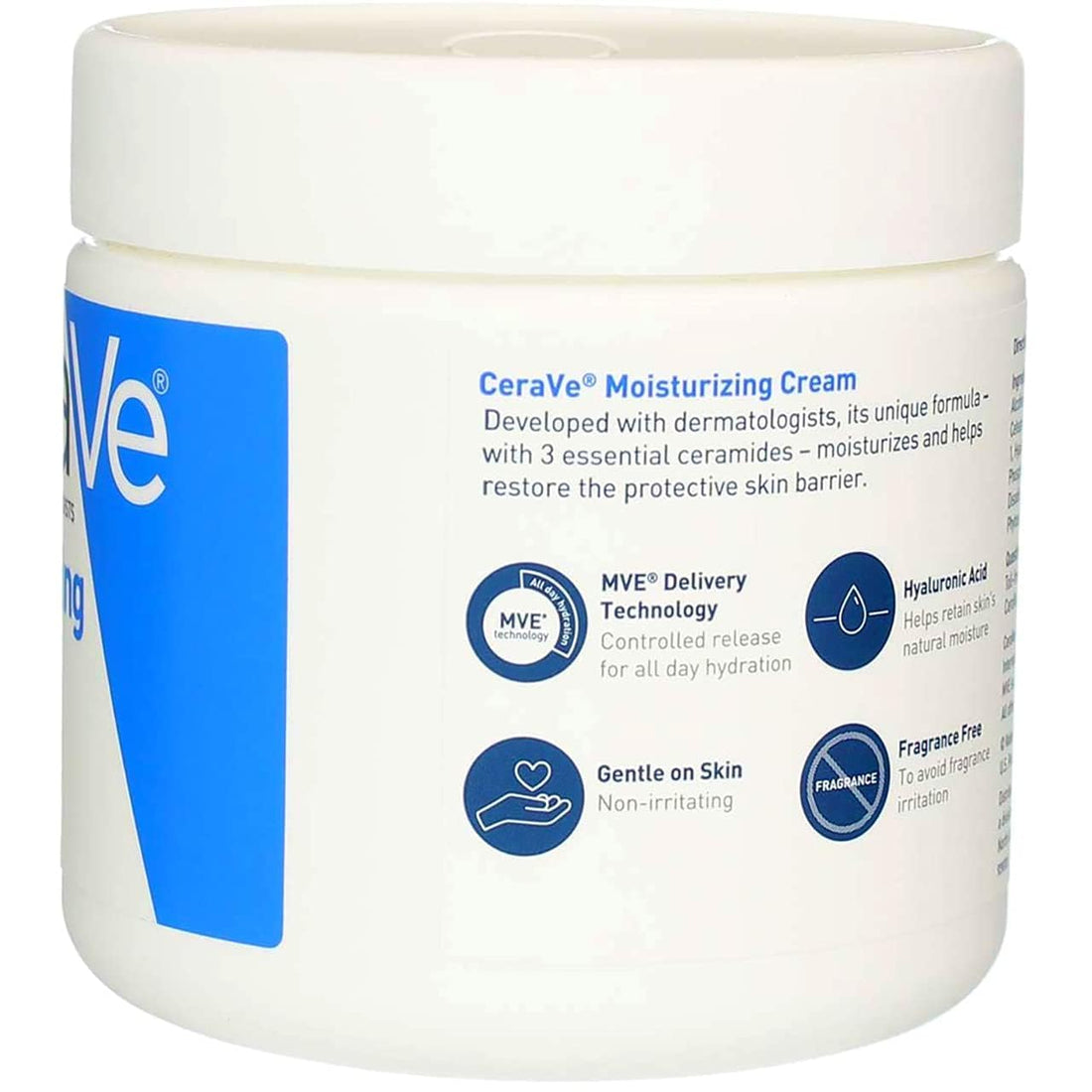 CeraVe Moisturizing Cream, Body Cream for Dry Skin, 16 Ounce, 16 Ounces