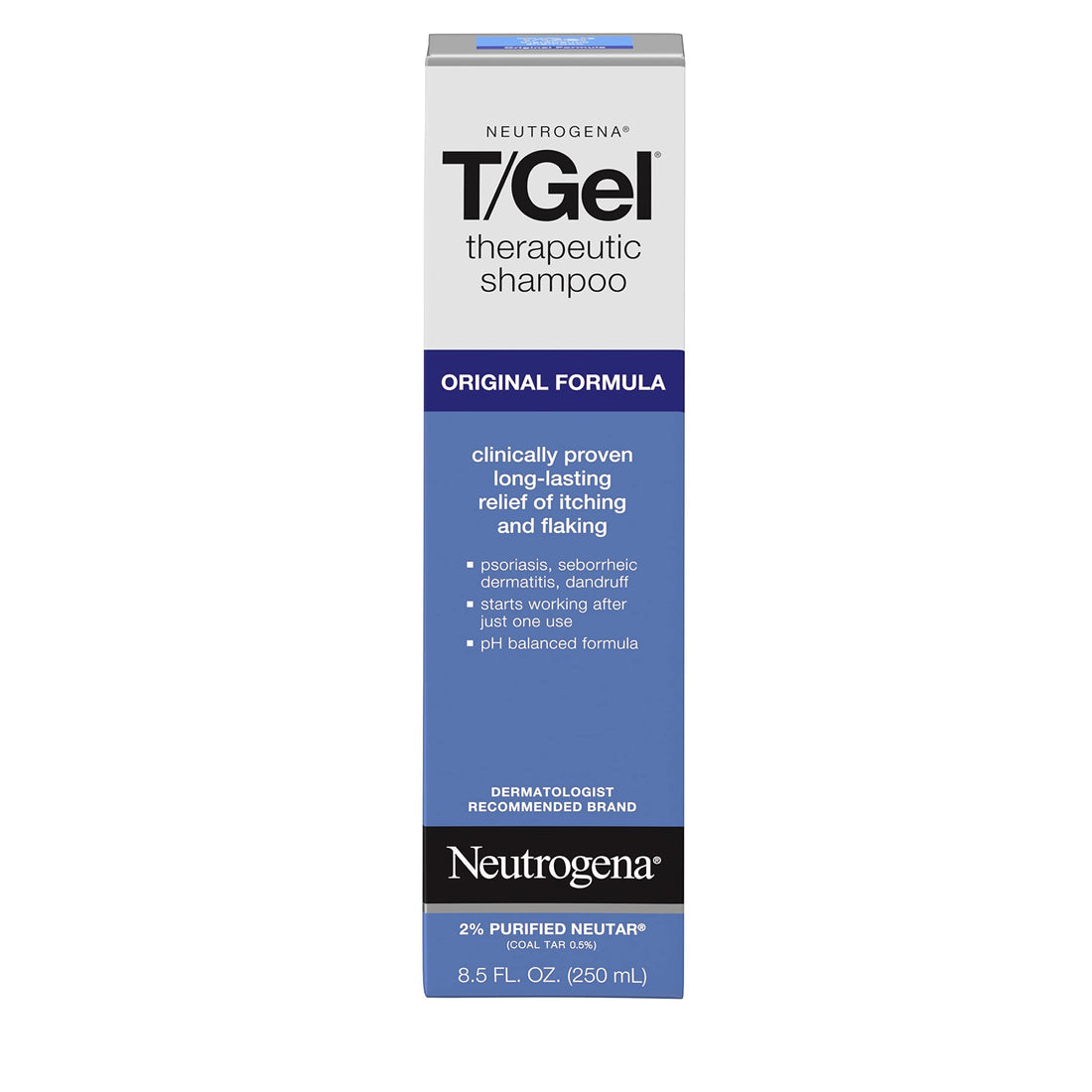 Neutrogena T/Gel Therapeutic Shampoo, Original Formula, 8.5 Ounce (Pack of 2)