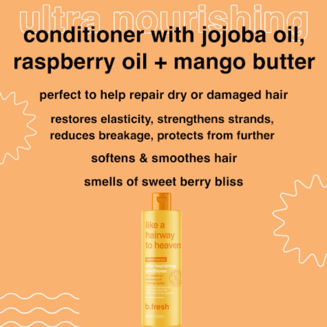 B.TAN Like a Hairway to Heaven, Sweet Mango Ultra Nourishing Daily Conditioner 12 Fl Oz