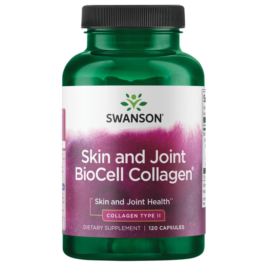 Swanson Skin and Joint BioCell Collagen - Collagen Type II 500mg 200 Capsules