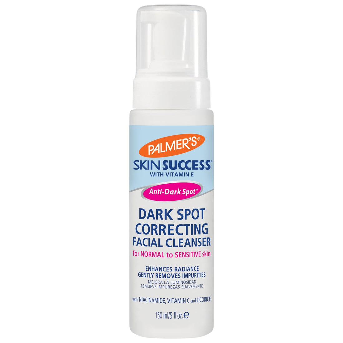 Palmer's Skin Success Facial Cleanser For Correction Of Dark Spots, Uneven Skin Tone & Dull Complexion, Normal To Sensitive Skin - 150Ml