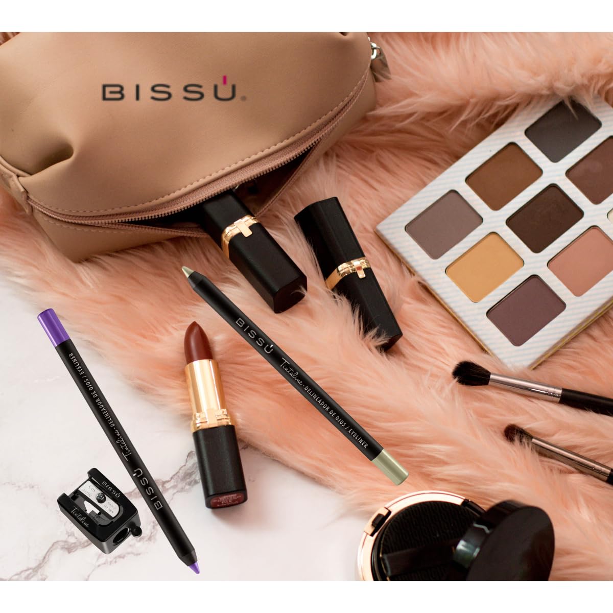 Bissú Tintaline Eyeliner - 25 Vivid Colors, High-Coverage, Long-Lasting & Smudge-Proof (Olive)