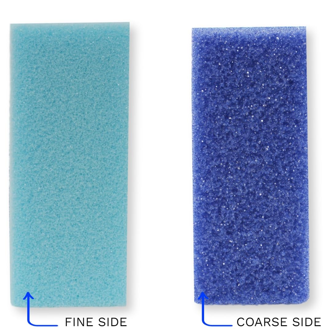 Mantello Foot Scrubber Pumice Stone for Feet- Foot Scrubbers for Use in Shower and Foot Tub- Pedicure Supplies Feet Scrubber for Dead Skin- Double Sided Foot Scrubber Dead Skin Remover- 4 Pack